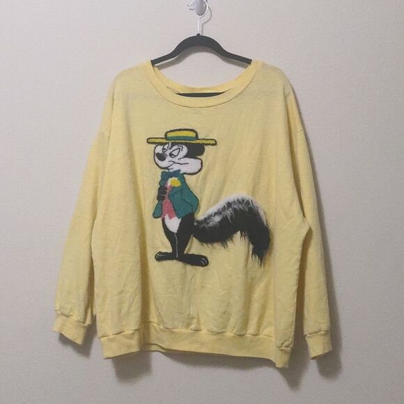 Vintage Looney Tunes Pepe LePew Sweatshirt - Picture 1 of 3